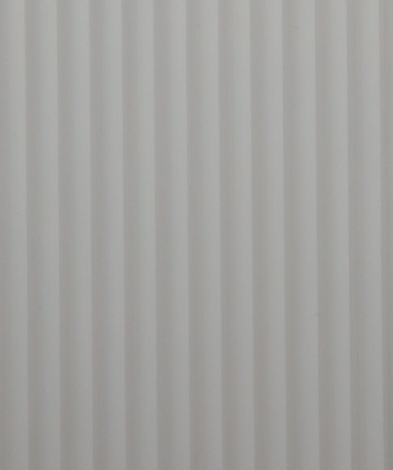Fluted - Colored - White